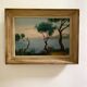 Antique oil painting from the first half of the 20th century