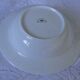 HOLLOW DISH ROUND PORCELAIN FINE MANUFACTURE ROYALE WHITE EDGES DORES