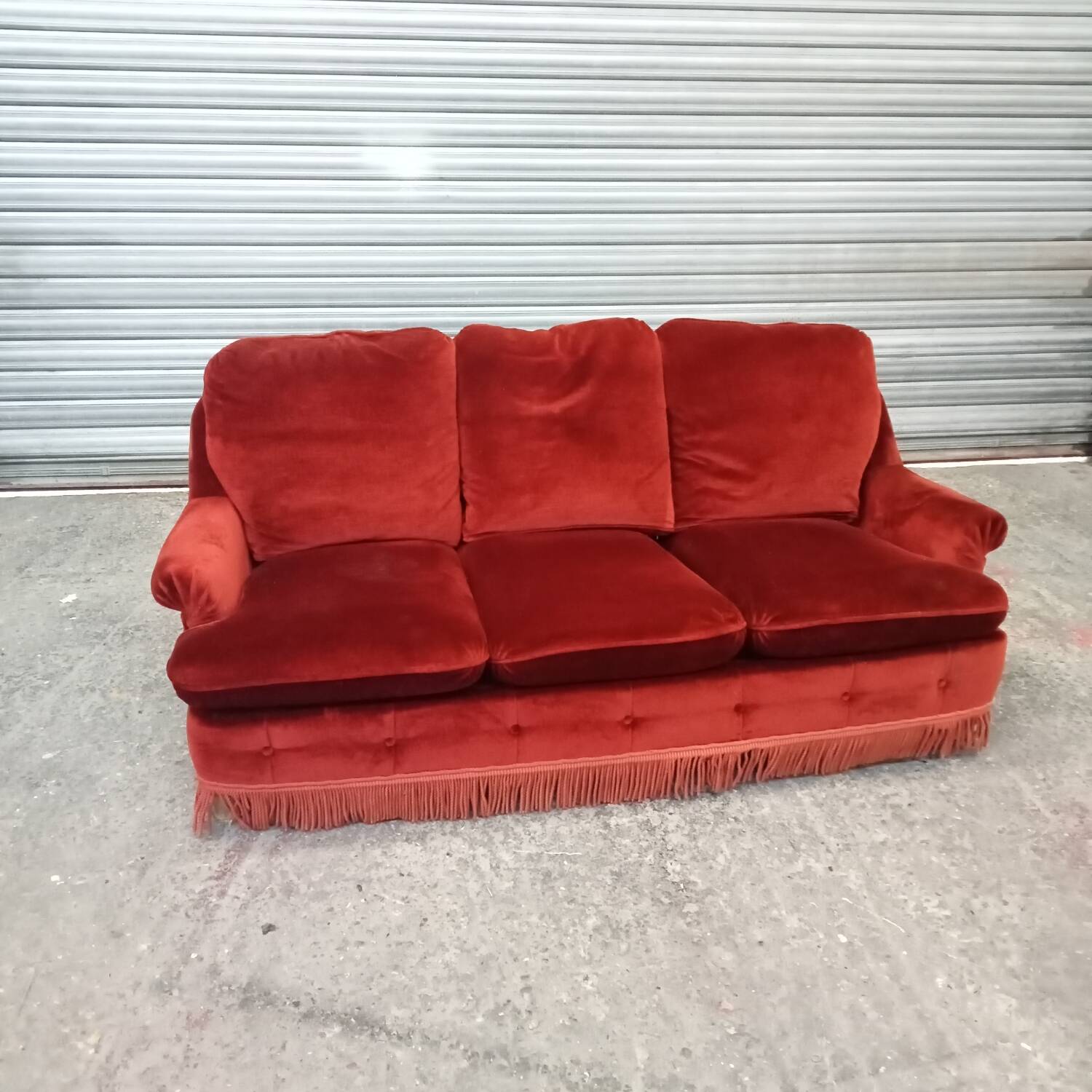Jacques Coulon velvet sofa