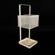 Vintage modernist umbrella stand by Josef Hoffmann for Bieffeplast, 1970