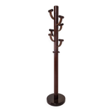 Italian Teak Wooden Coat Rack, 1980s