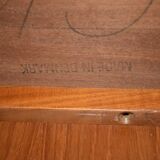 Mid-century danish teak desk model 75 form Omann Jun, 1950s