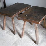 Elm wood rustic coffee table