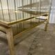 Vintage Guy Lefèvre gold coffee table 1970s
