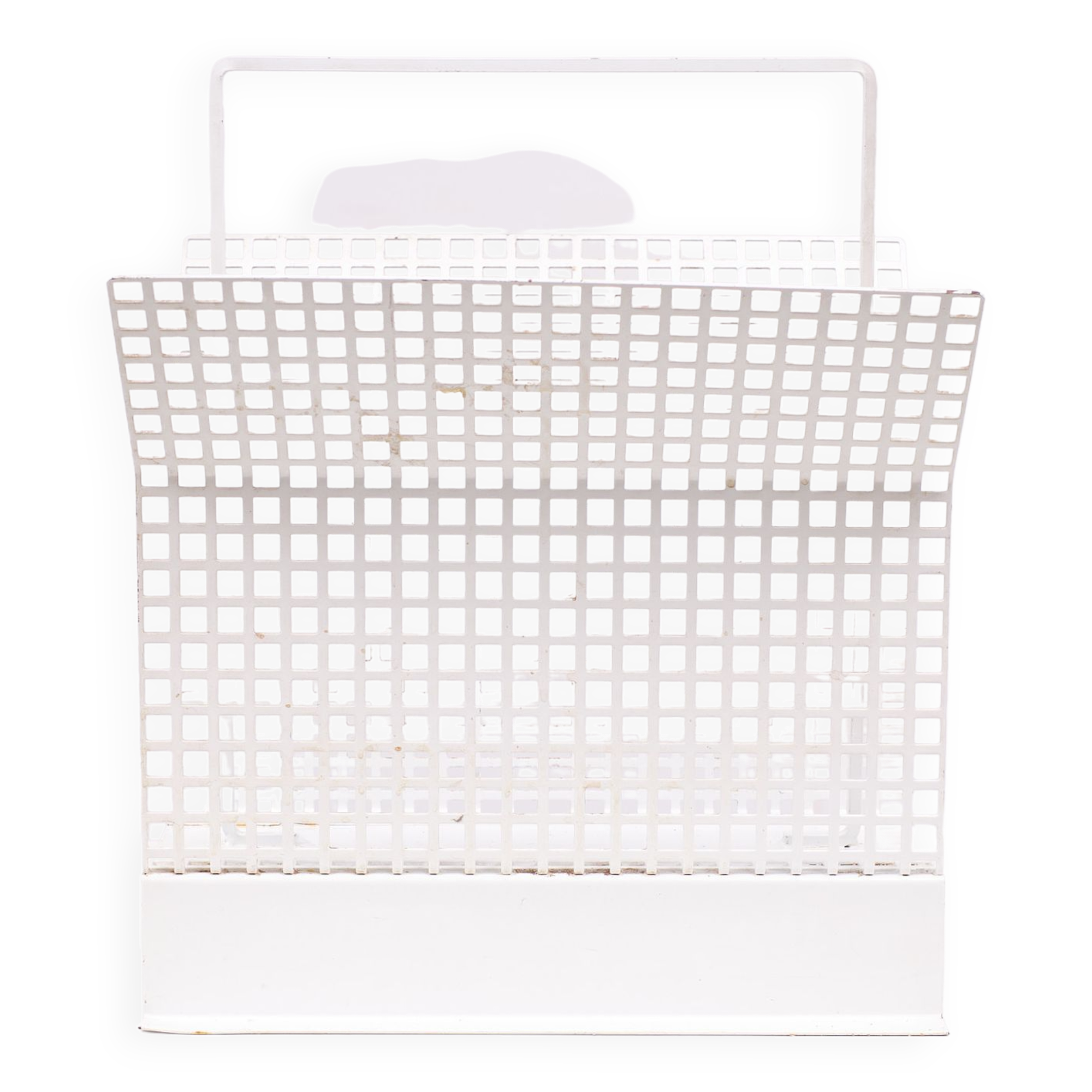Perforated Metal News Paper Rack, 1960s, France