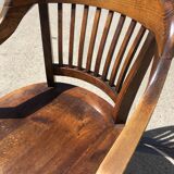 1951 red cedar office armchair