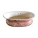 Planter in earthenware stamped de bruyn in pink tones