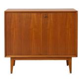 Teak wardrobe from the 1960s with hinged doors.