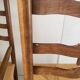 Pair of straw armchairs early twentieth vintage