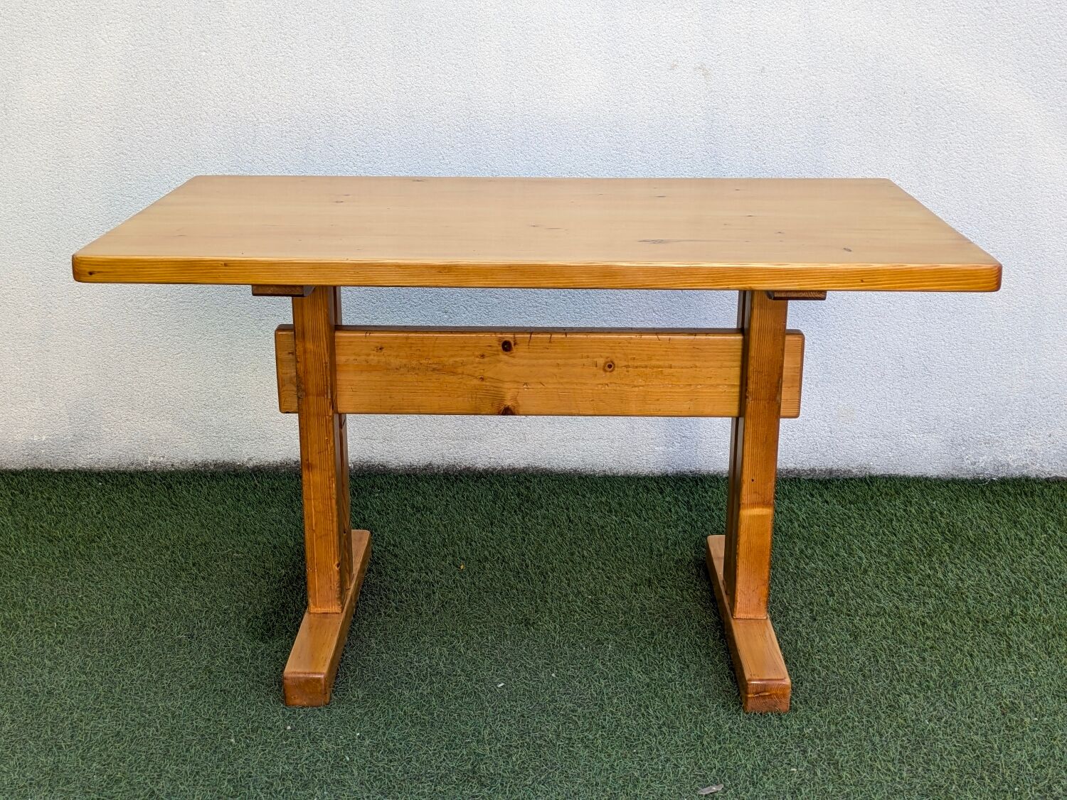 Rectangular table Les Arcs attributed to Charlotte Perriand vintage