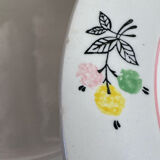 Dessert plate in porcelain, Gien