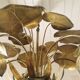 Chandelier, 10 light lights, water lily, brass