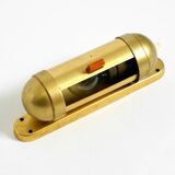 Original 1930s cabin submarine wall lamp in streamlined design