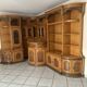 Exceptionnel Meuble Bar d'Angle Artisanal en Bois Noble – Pièce Unique