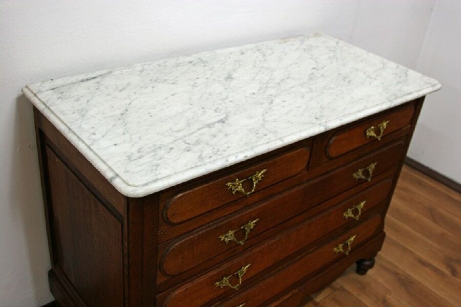 Dresser with marble top