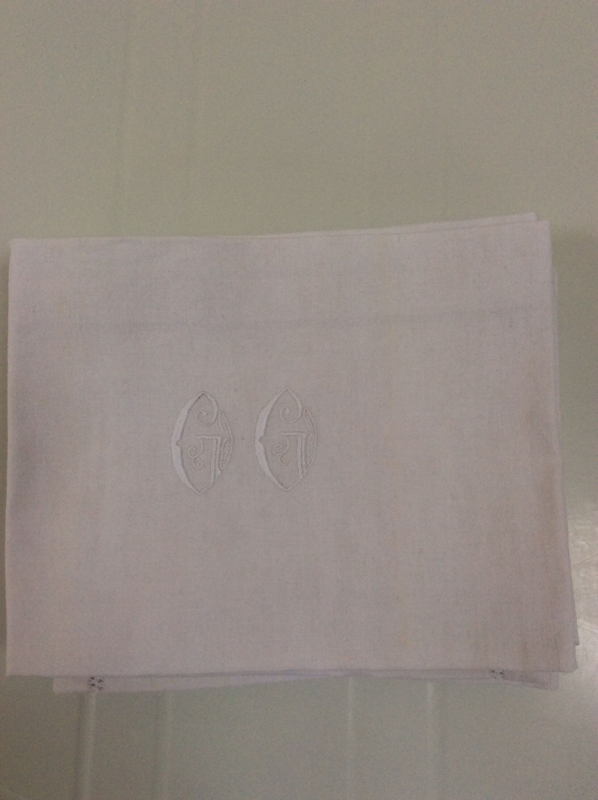 Lot of 6 embroidered towels and monogrammed