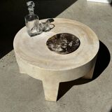 Dish in petrified wood