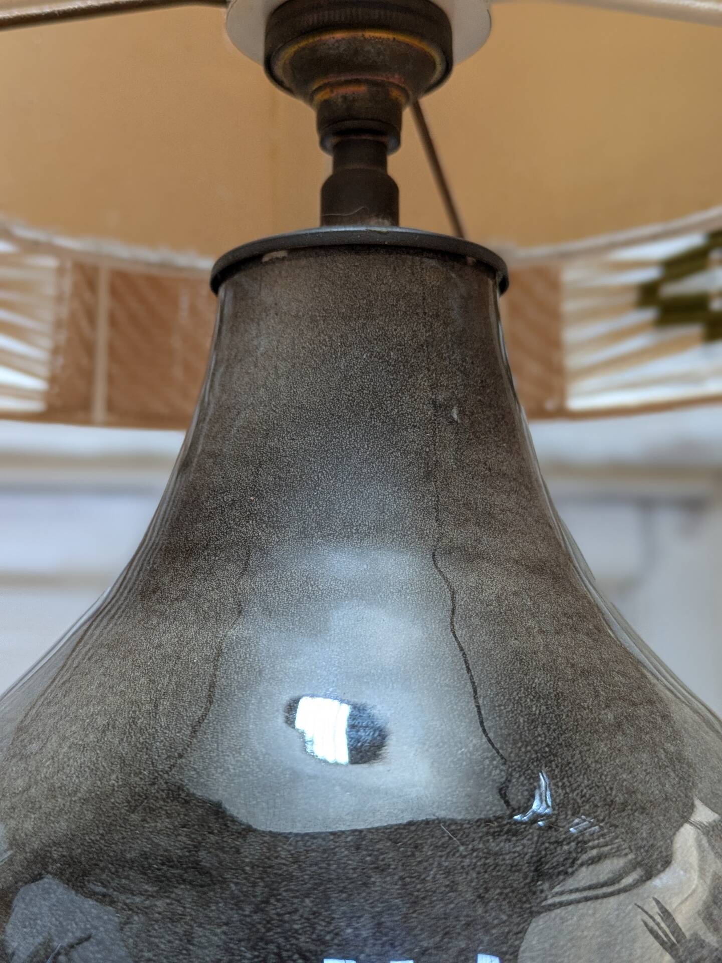 Lampe céramique vintage