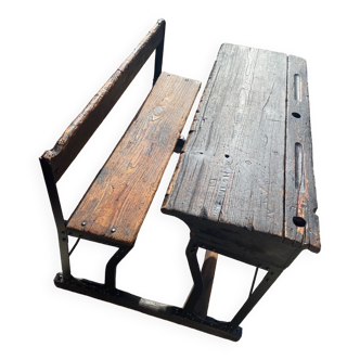 Retro primary school desk 1900