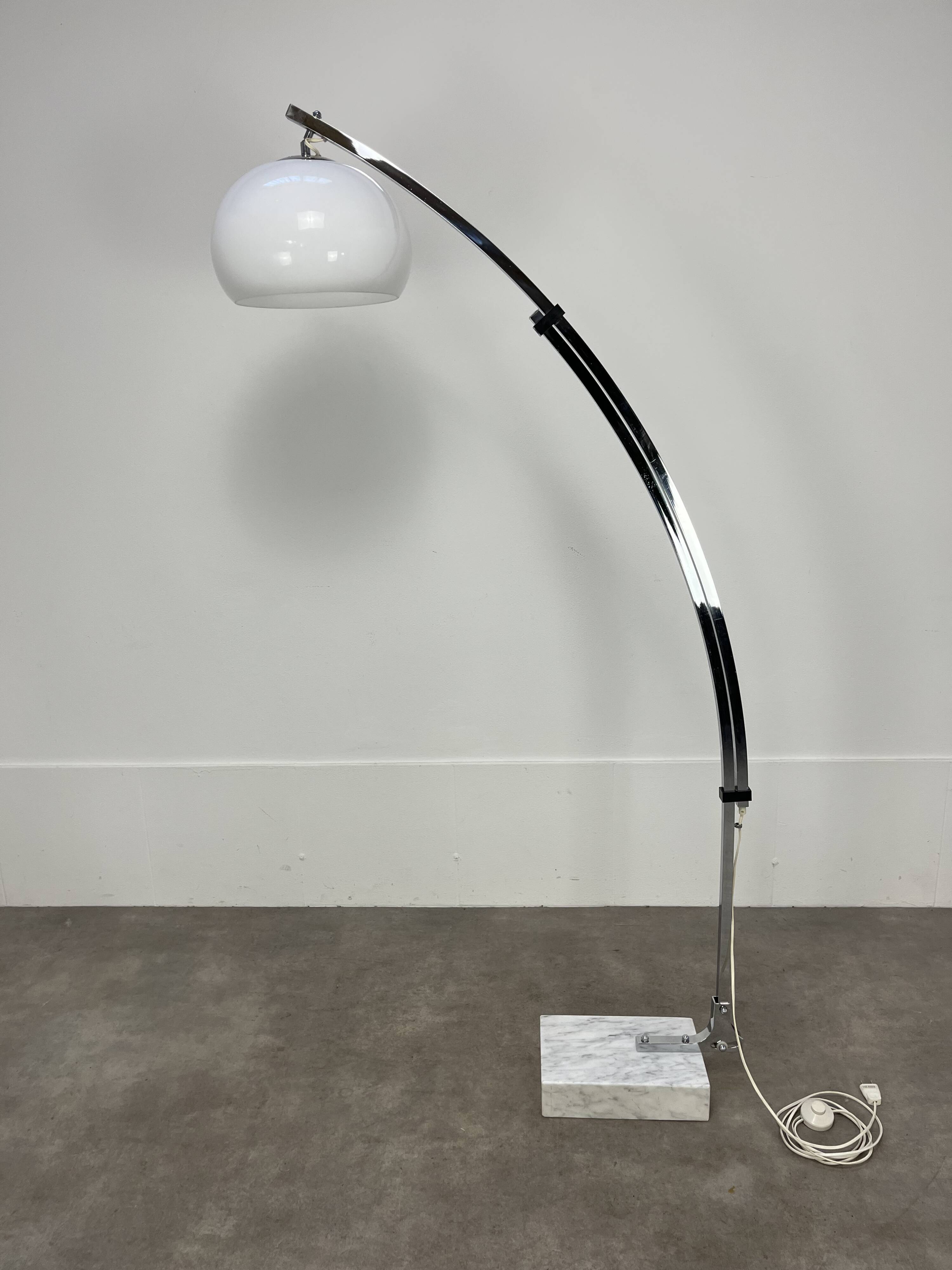 Goffredo Reggiani arc floor lamp, 1970s