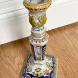 Colorful porcelain candle holder