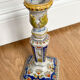 Colorful porcelain candle holder