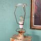 Danish Mid-Century Modern Pottery Table Lamp with Abstract Design 1975