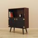 Danish Display Cabinet with Glass Doors and Contrasting Finish, 1970s