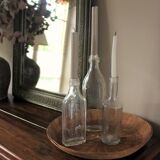 Round basketry top vintage wicker