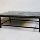 Marble and iron coffee table, 1950s