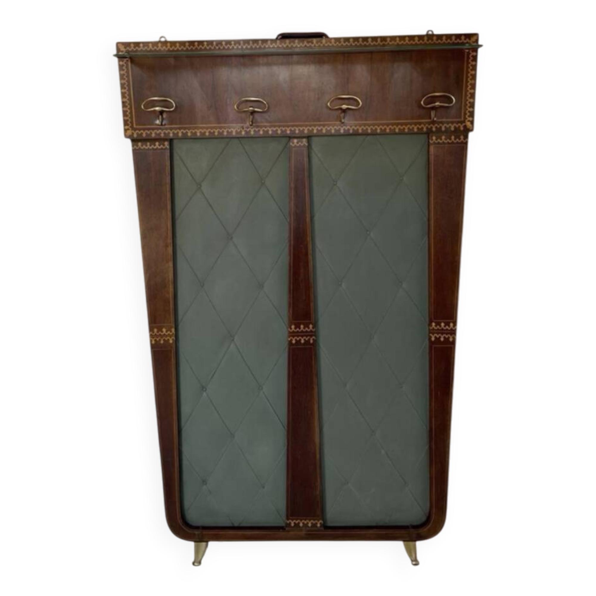 Porte-manteau mural italien des années 60