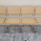 Series of 4 Marcel Breuer B32 chairs signed Italy - 1970s