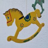 Vintage wooden mobile