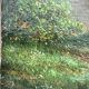 Painting old animated landscape Theodore Ghirardi nineteenth