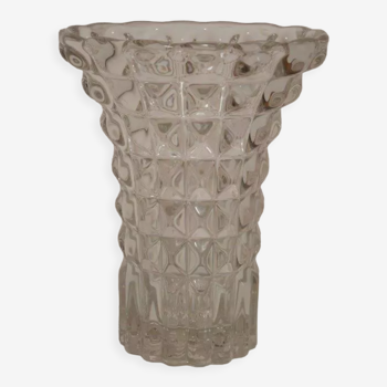 Quilted effect vase