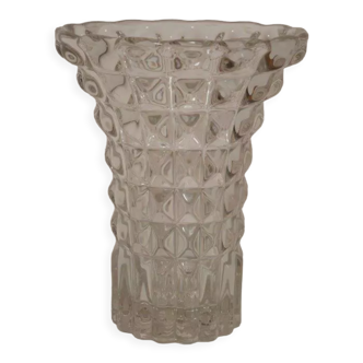 Quilted effect vase