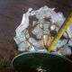 Lustre fleurs et miroir 70'