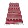 Tapis kilim rouge 210x100cm