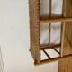 Banc en bois paillé