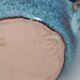 Pitcher in enamelled blue sandstone