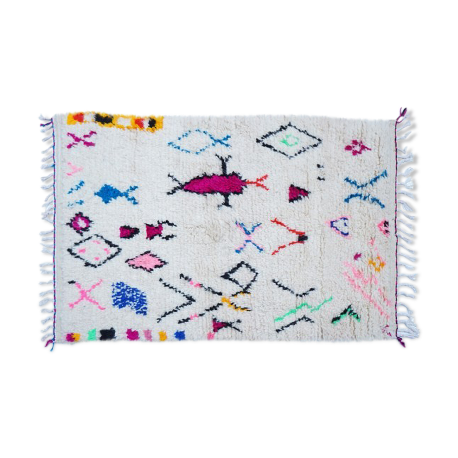Colorful Berber carpet 165x94cm