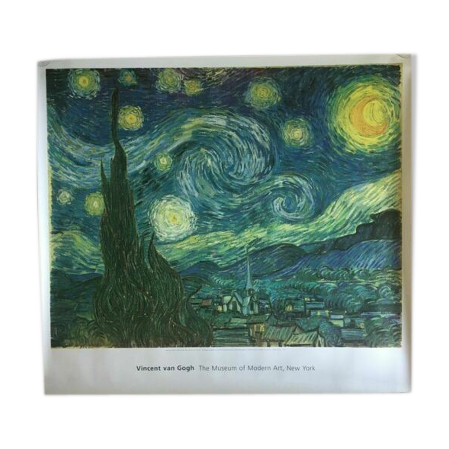 Poster "Vincent Van Gogh" Museum of Modern Art New York 1996