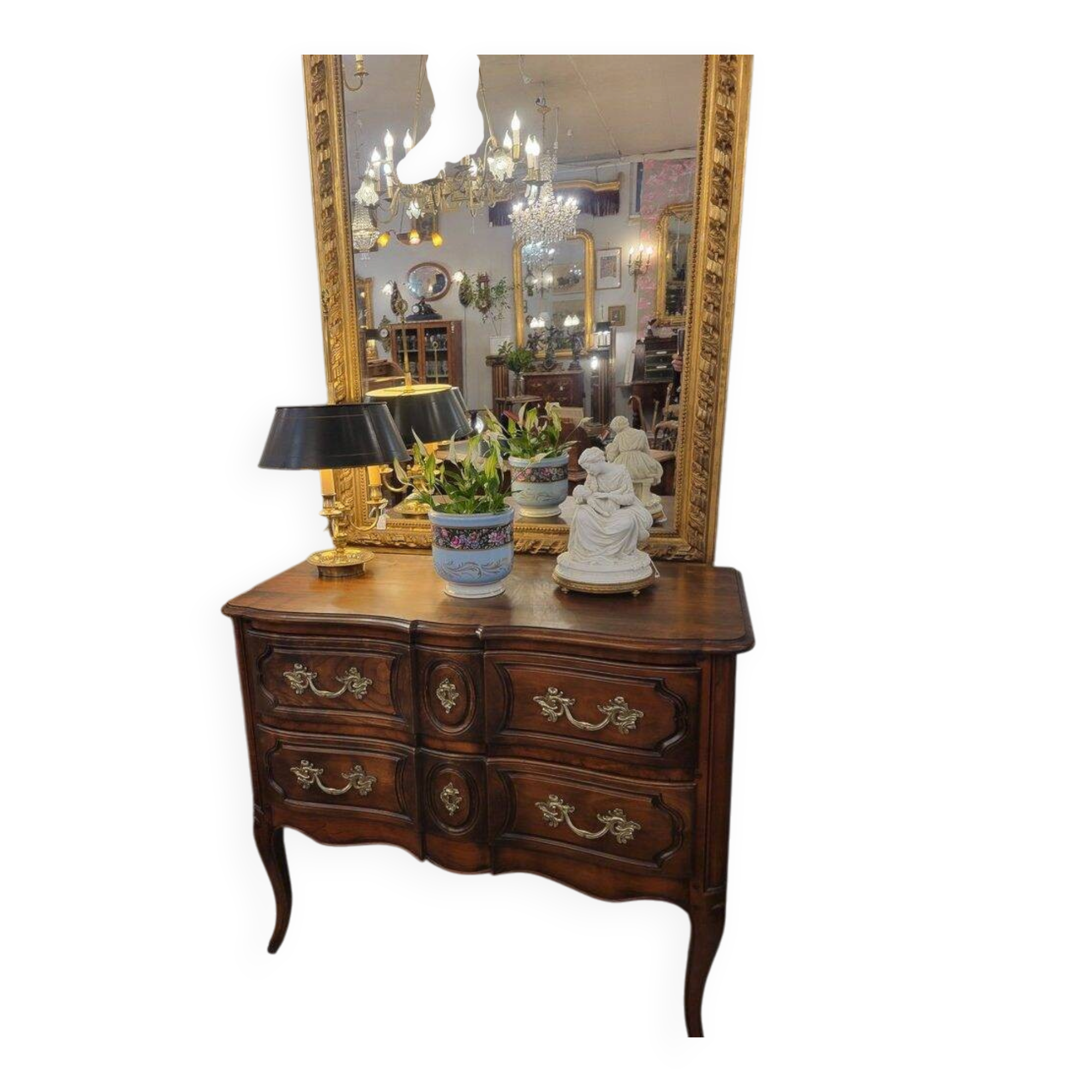 Louis XV crossbow commode