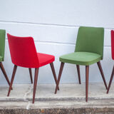 Vintage compass leg chairs, 50