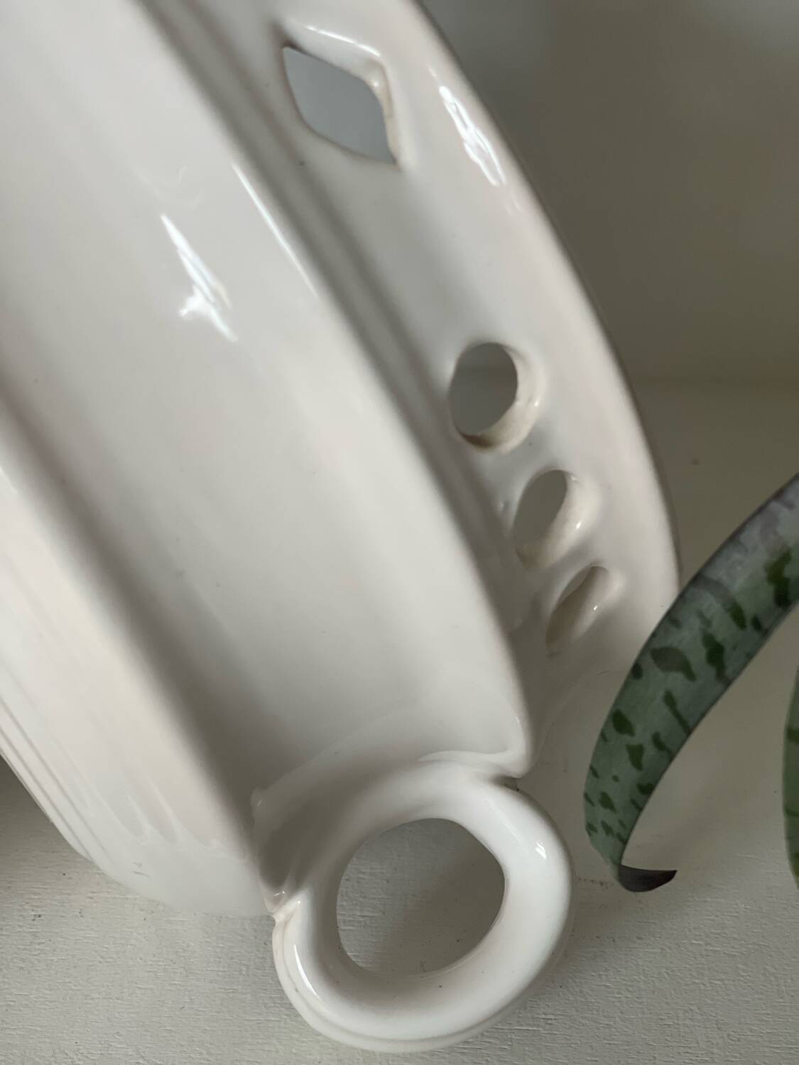 Antique openwork porcelain cup