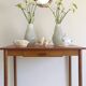 Sculptural White Coral Fossil, Organic Modern Decor from South Asia