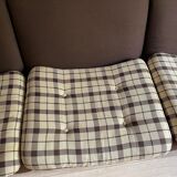 Lot 6 fauteuils tissu en polystyrène rigide année 50/60