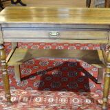 Bureau d'appoint avec un tiroir et étagère en hêtre 90 x 45 cm