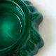 Green art déco ashtray