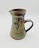 Savoyard glazed terracotta pitcher with leaf decoration - 661005